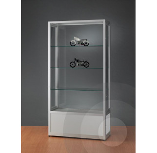Dustproof Display Cabinet with Cupboard 1000mm