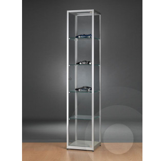 Tower Display Cabinet  with Glass Top 400 mm