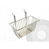 narrow slatwall basket with grid fitting