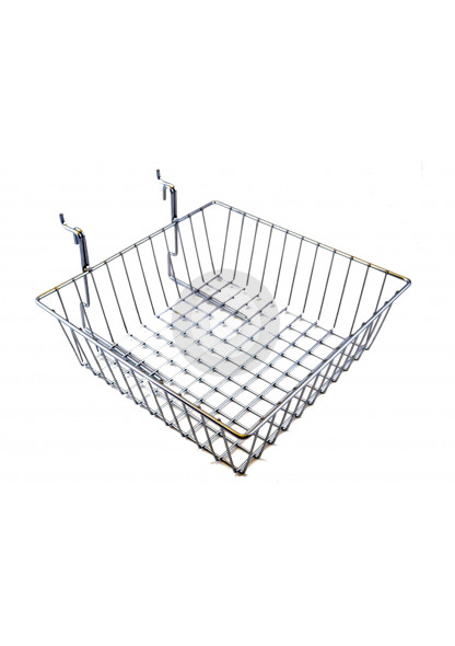 slatwall wire basket