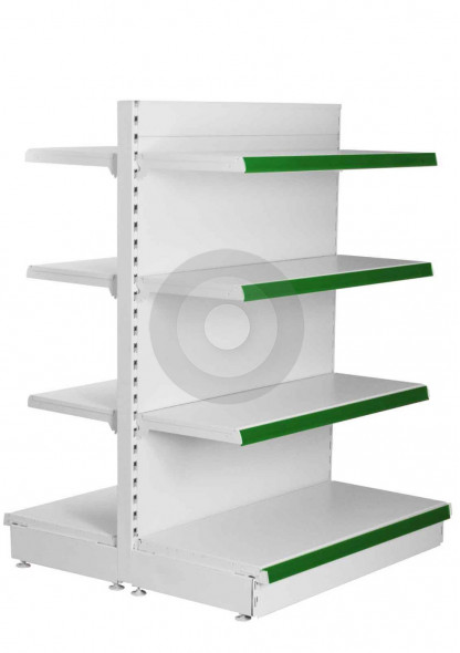 double sided shop shelving