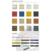 slatted panel and insert colour chart